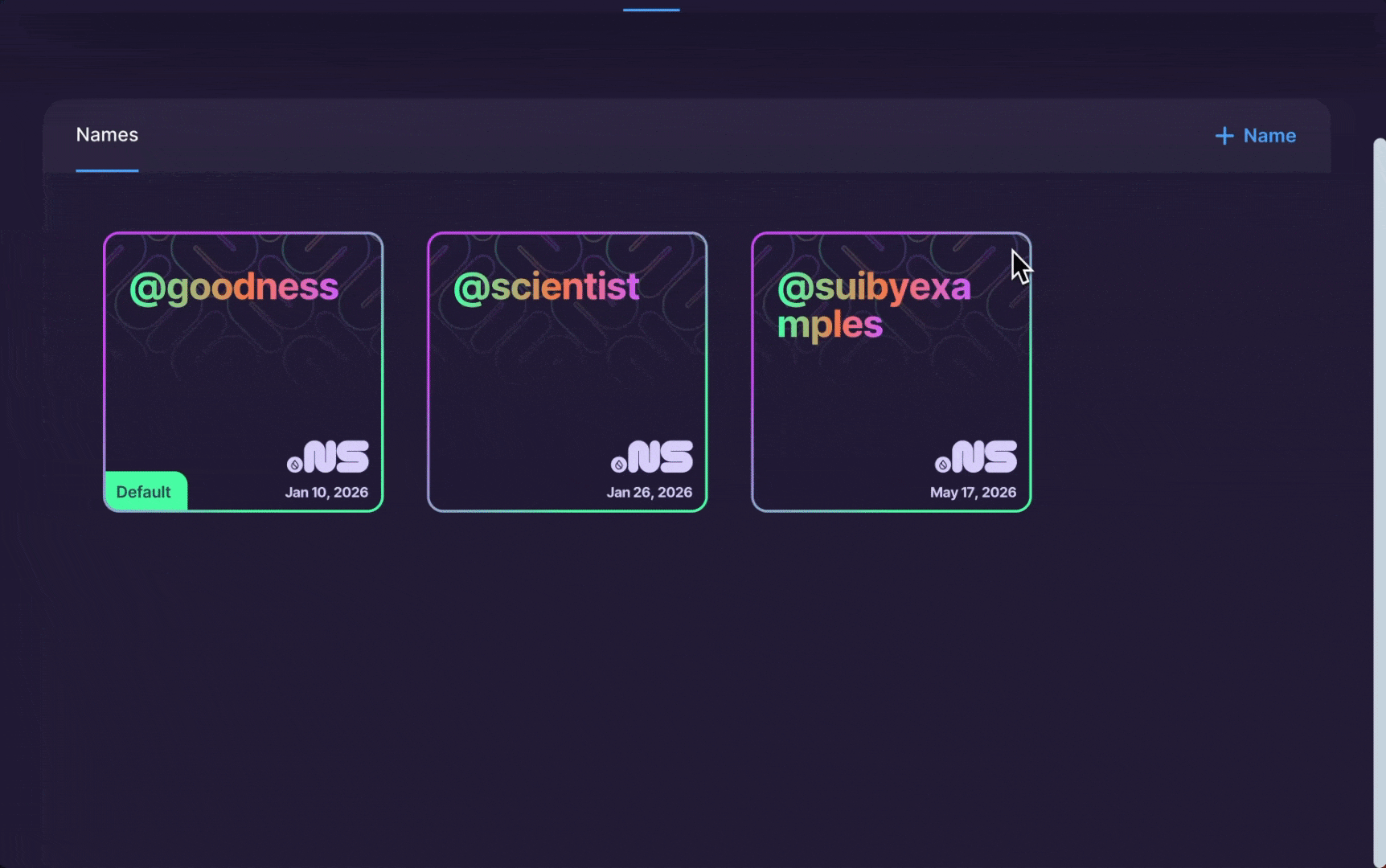 SuiNS GIF